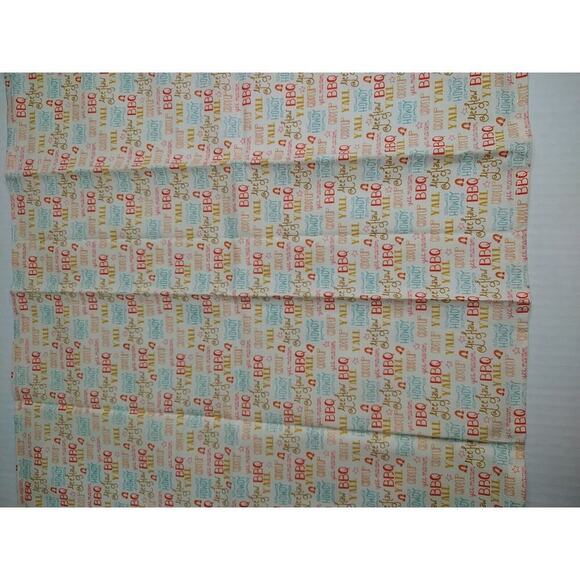 BBQ Howdy Fun New 100 Cotton Handmade Napkins Set Of 4 - Picture 3 of 7